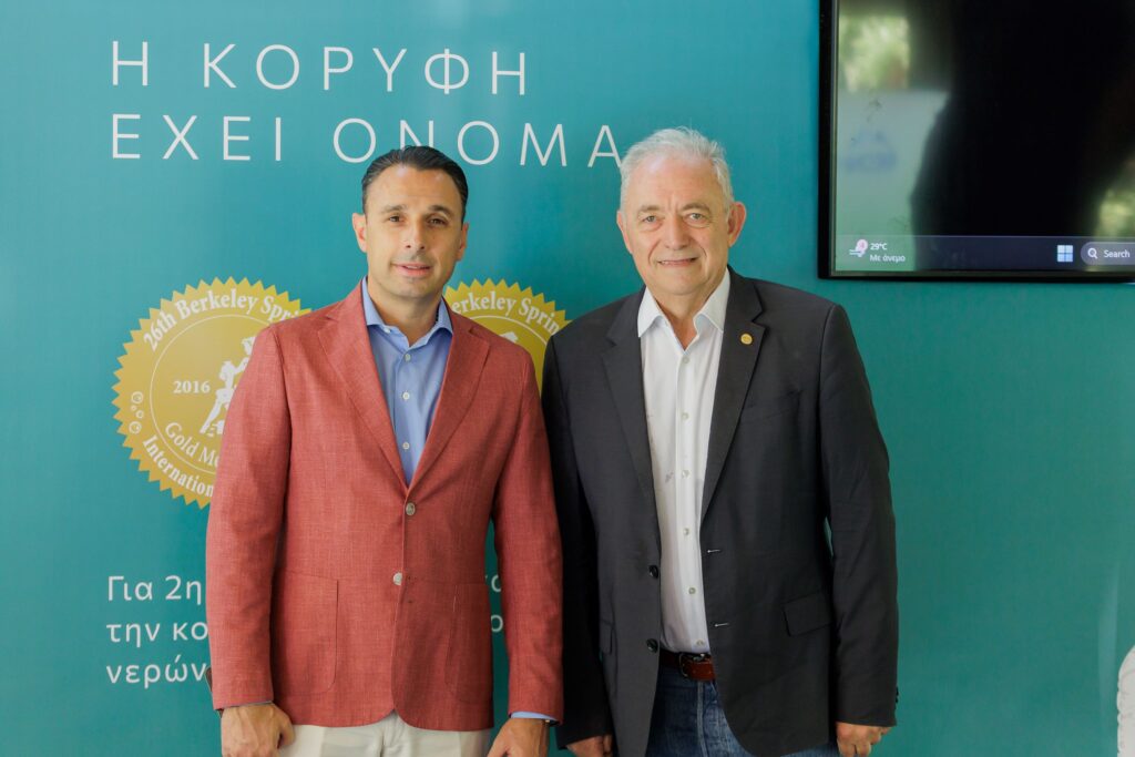 Δημήτρης Τσέλιος, Πρόεδρος, Διευθύνων Σύμβουλος και βασικός μέτοχος της ΘΕΟΝΗ ΑΕ και Δρ. Ευθύμης Λέκκας, Καθηγητής Δυναμικής Τεκτονικής & Εφαρμοσμένης Γεωλογίας ΕΚΠΑ.